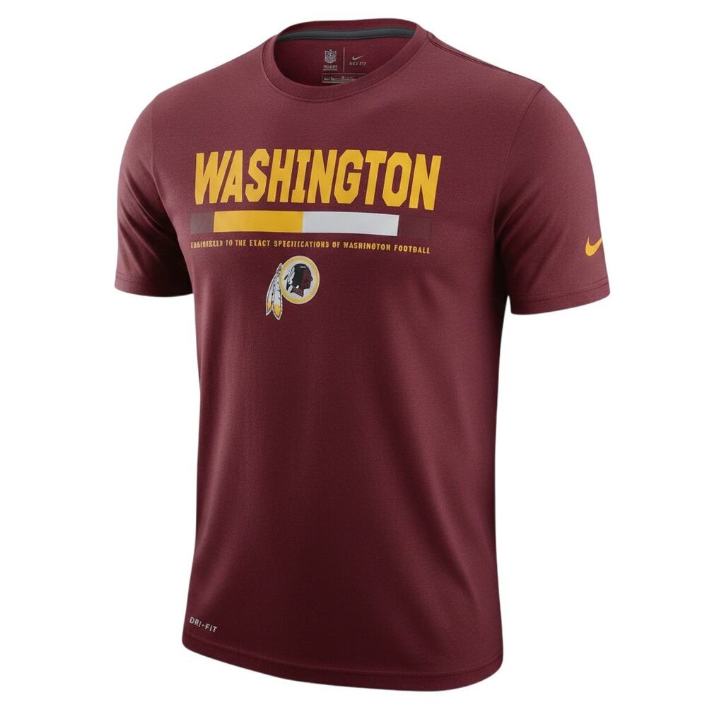 Nike NFL Washington Redskins Dri-FIT Graphic T-Shirt Burgundy Men's M